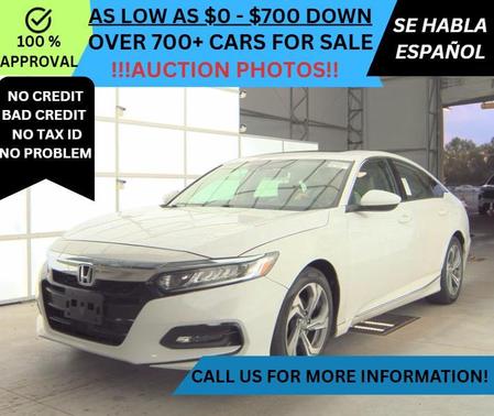 White 2018 Honda Accord EX