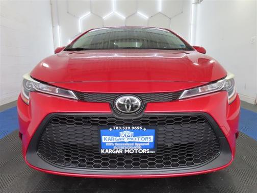 Red 2021 Toyota Corolla LE
