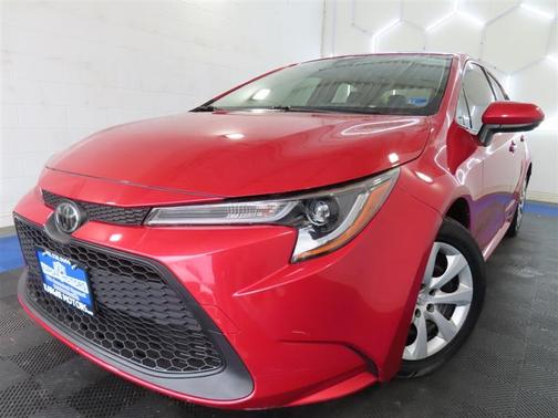 Red 2021 Toyota Corolla LE