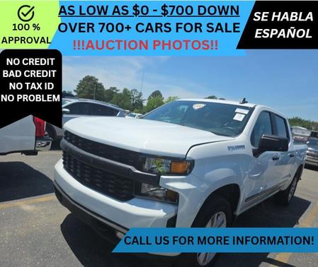 White 2021 Chevrolet Silverado 1500 Custom