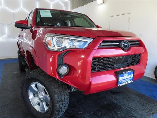 Red 2020 Toyota 4Runner SR5