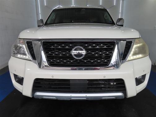White 2017 Nissan Armada Platinum