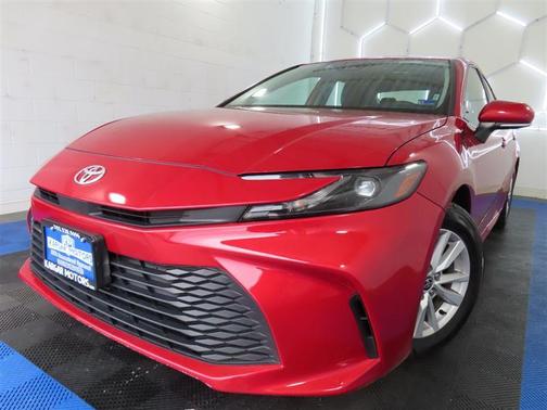 Red 2025 Toyota Camry LE