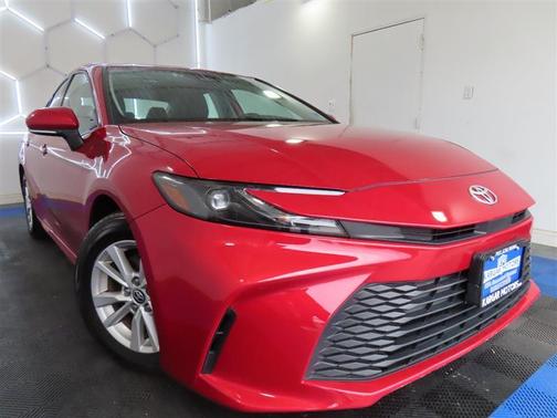 Red 2025 Toyota Camry LE