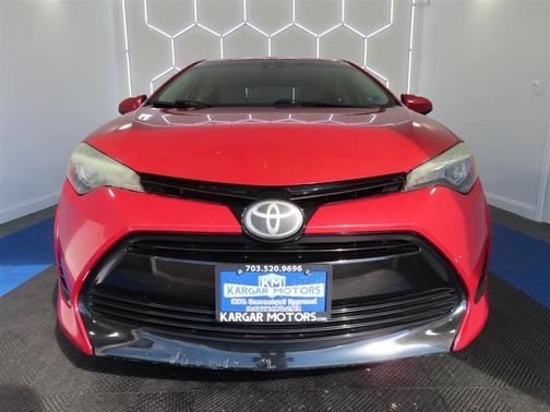 Red 2017 Toyota Corolla L