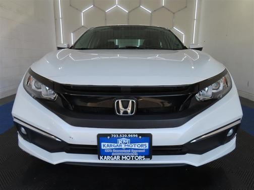 White 2020 Honda Civic EX