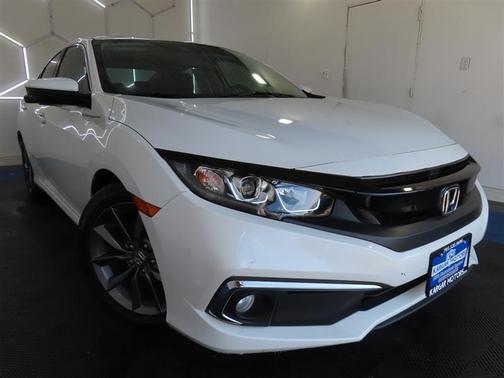White 2020 Honda Civic EX