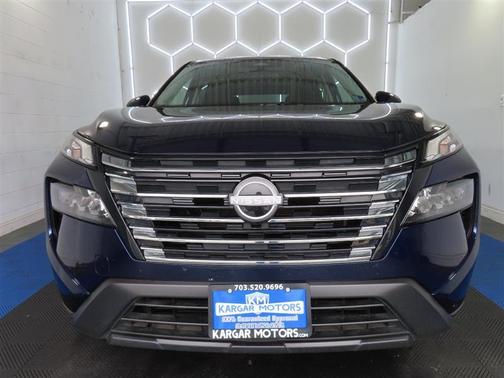 Blue 2025 Nissan Rogue SV
