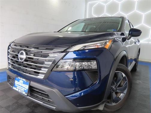 Blue 2025 Nissan Rogue SV