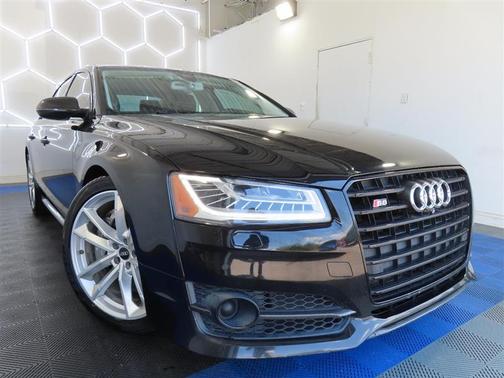 Black 2017 Audi S8 4.0T Plus