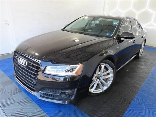 Black 2017 Audi S8 4.0T Plus
