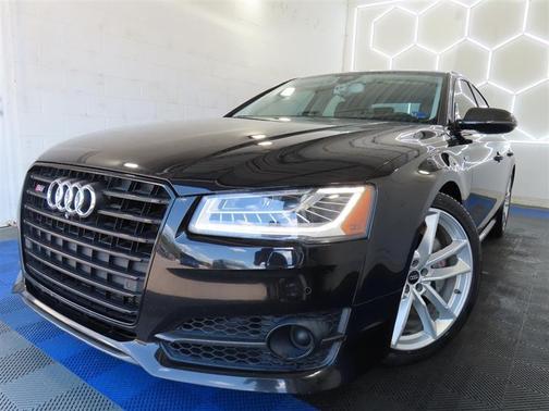 Black 2017 Audi S8 4.0T Plus