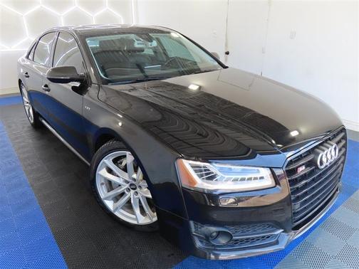 Black 2017 Audi S8 4.0T Plus