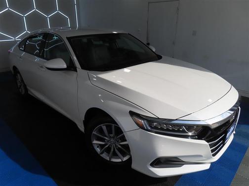 White 2021 Honda Accord LX 1.5T