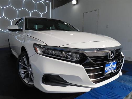 White 2021 Honda Accord LX 1.5T