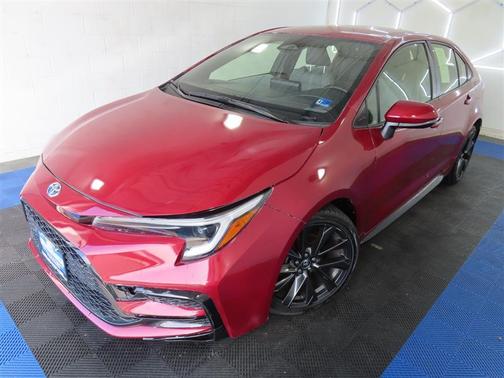 Red 2024 Toyota Corolla Hybrid SE