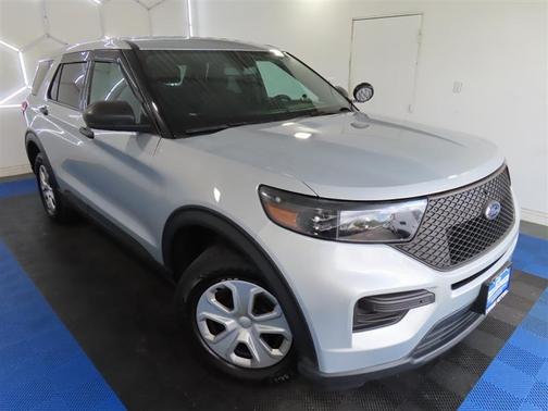 Silver 2023 Ford Utility Police Interceptor Base