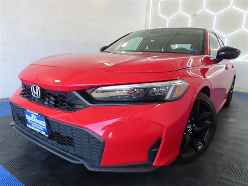 Red 2025 Honda Civic Sport