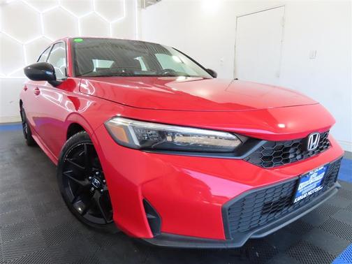 Red 2025 Honda Civic Sport