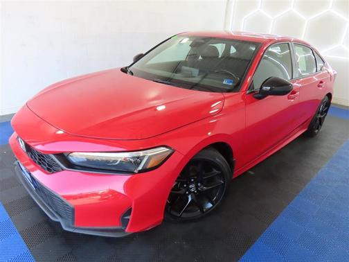 Red 2025 Honda Civic Sport