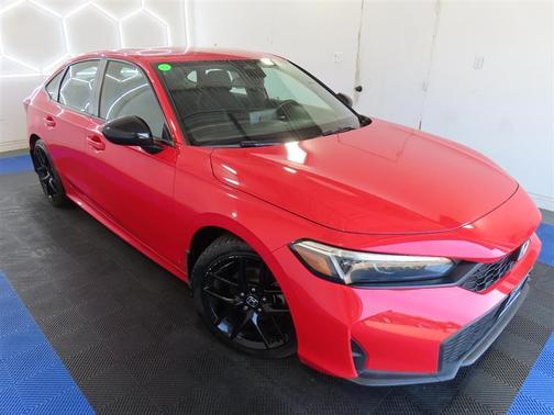 Red 2025 Honda Civic Sport