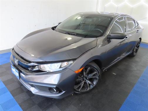 Gray 2021 Honda Civic Sport