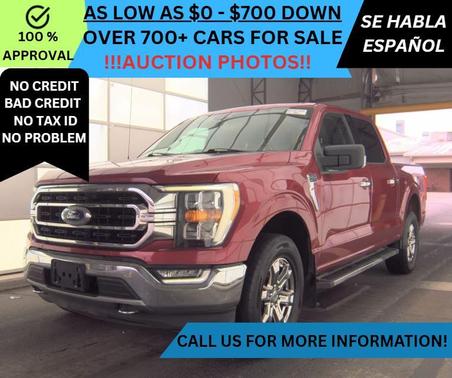 Red 2021 Ford F-150 XLT