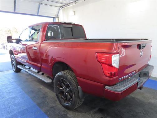 Red 2017 Nissan Titan XD SV