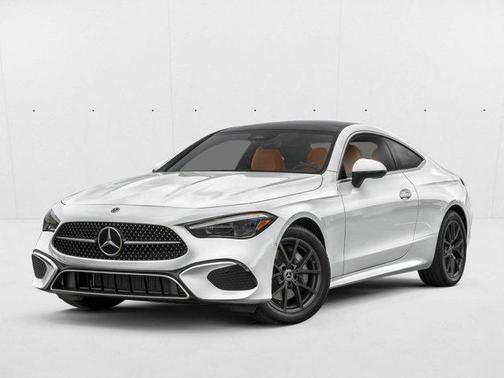 Polar White 2026 Mercedes-Benz CLE 300 4MATIC Coupe