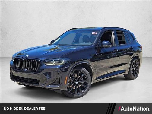 Carbon Black Metallic 2023 BMW X3 sDrive30i