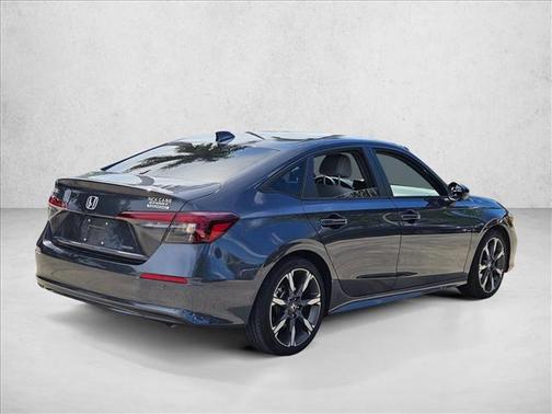 Meteorite Gray Metallic 2025 Honda Civic Hybrid Sport