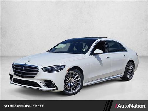 MANUFAKTUR Moonlight White Metallic 2026 Mercedes-Benz S-Class 4MATIC