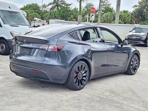 Stealth Grey 2025 Tesla Model Y Performance Dual Motor All-Wheel Drive