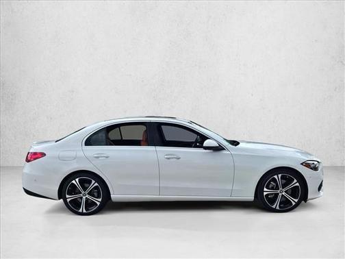 Polar White 2023 Mercedes-Benz C-Class Sedan