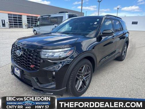 AGATE BLACK METALLIC 2025 Ford Explorer ST
