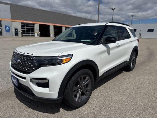 STAR WHITE MET TRI-COAT 2023 Ford Explorer XLT
