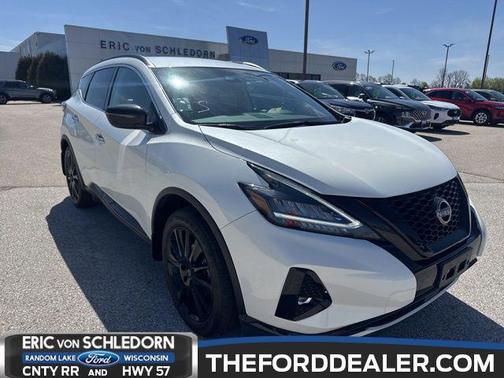Pearl White Tricoat 2024 Nissan Murano SV Intelligent AWD