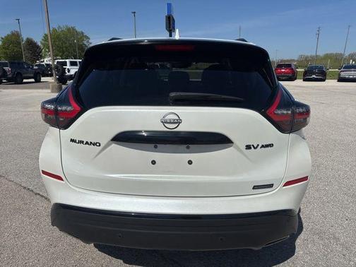 Pearl White Tricoat 2024 Nissan Murano SV Intelligent AWD