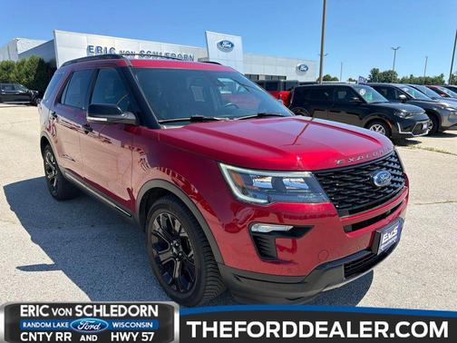 Ruby Red Metallic Tinted Clearcoat 2019 Ford Explorer Sport