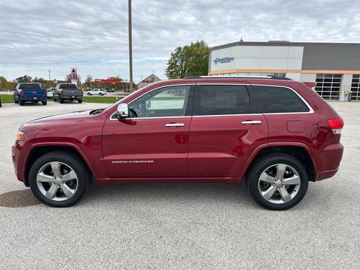 Deep Cherry Red Crystal Pearlcoat 2015 Jeep Grand Cherokee Overland