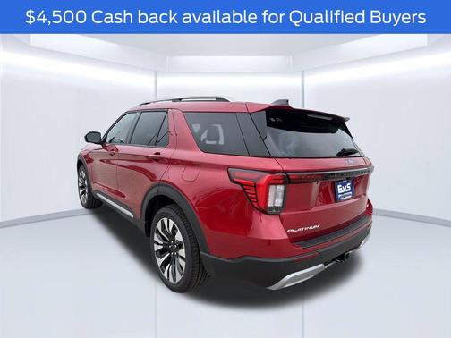 Rapid Red Metallic Tinted Clearcoat 2026 Ford Explorer Platinum