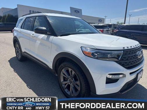 STAR WHITE MET TRI-COAT 2022 Ford Explorer XLT