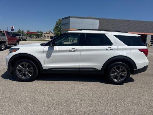 STAR WHITE MET TRI-COAT 2022 Ford Explorer XLT