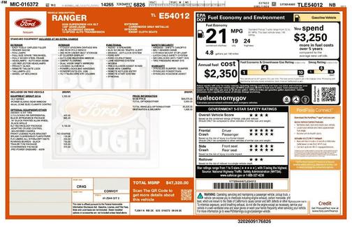 Carbonized Gray Metallic 2026 Ford Ranger XLT