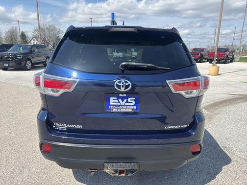 Nautical Blue Metallic 2016 Toyota Highlander Limited Platinum