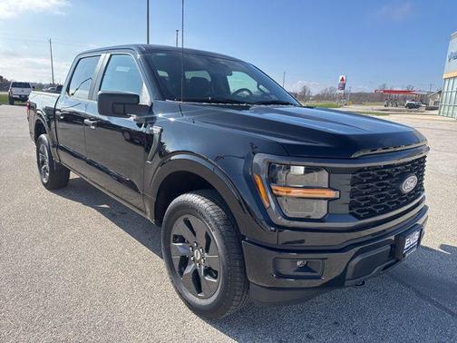 AGATE BLACK METALLIC 2025 Ford F-150 STX