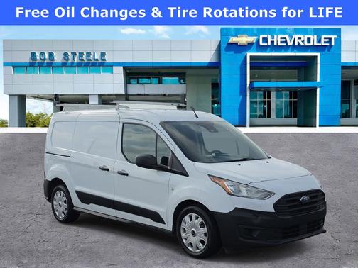 Frozen White 2022 Ford Transit Connect XL Cargo Van