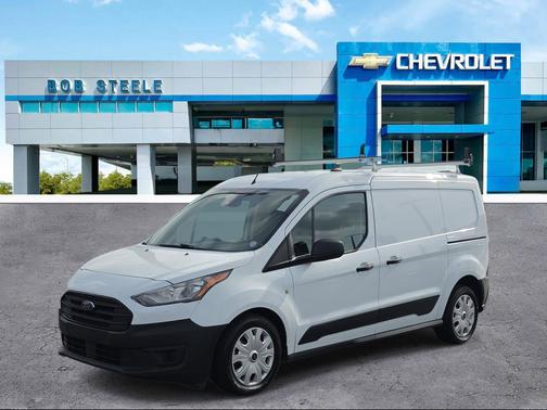 Frozen White 2022 Ford Transit Connect XL Cargo Van