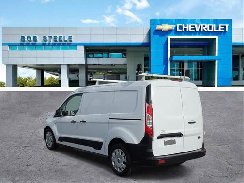 Frozen White 2022 Ford Transit Connect XL Cargo Van
