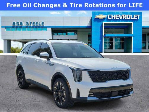 Glacial White Pearl 2025 Kia Sorento EX